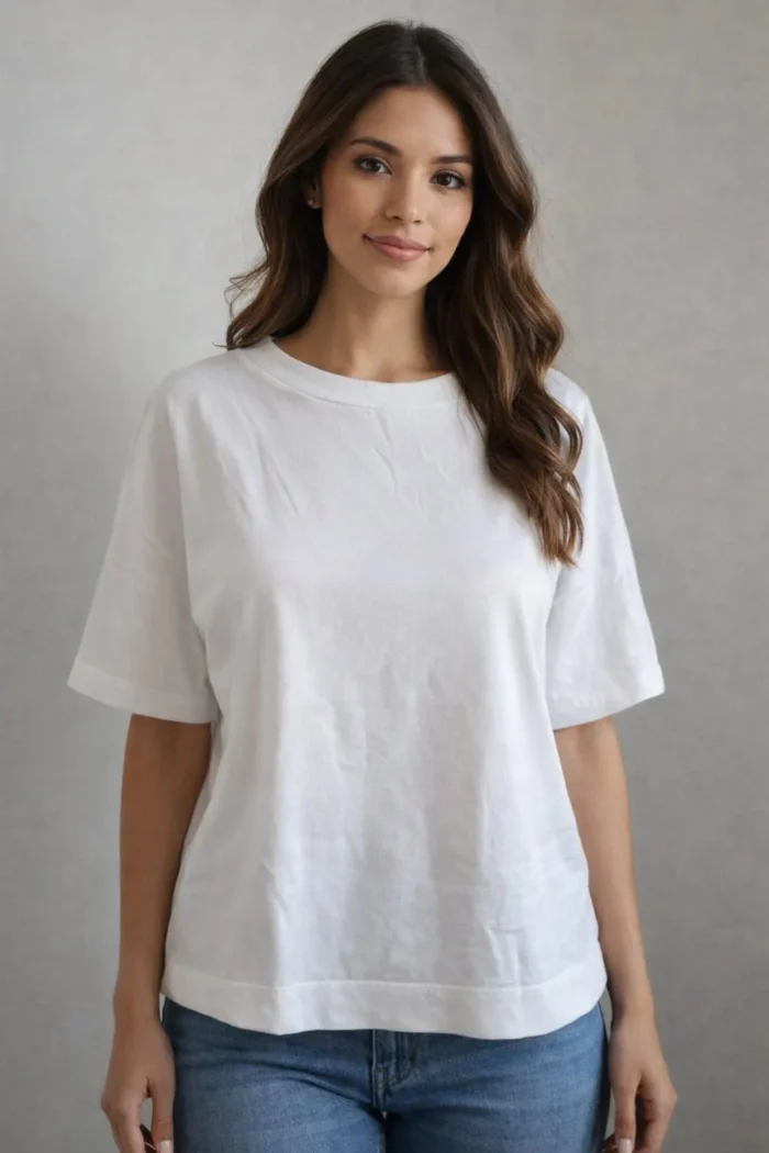 T-Shirt Algodão com Punho